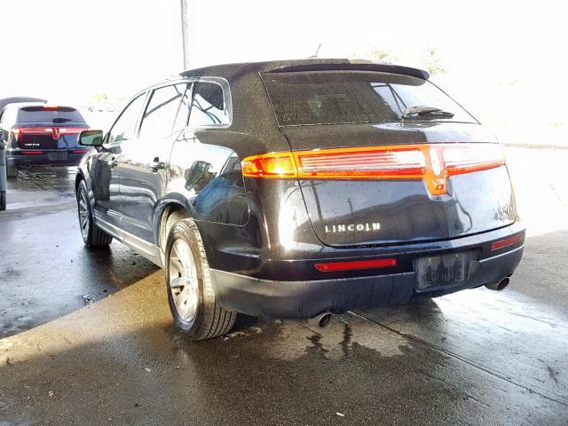 2LMHJ5NK9EBL52460 - 2014 LINCOLN MKT BLACK photo 3