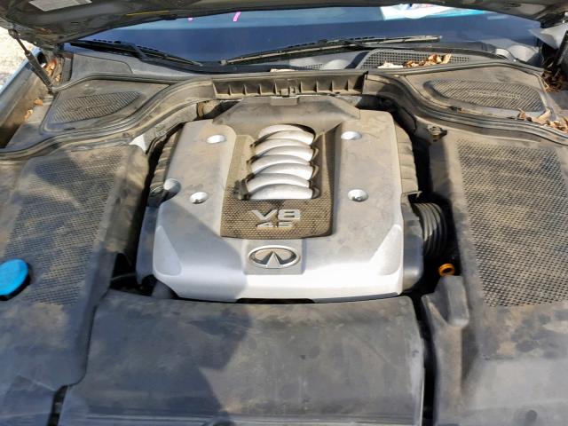 JNKBY01E56M201162 - 2006 INFINITI M45 BASE GRAY photo 7