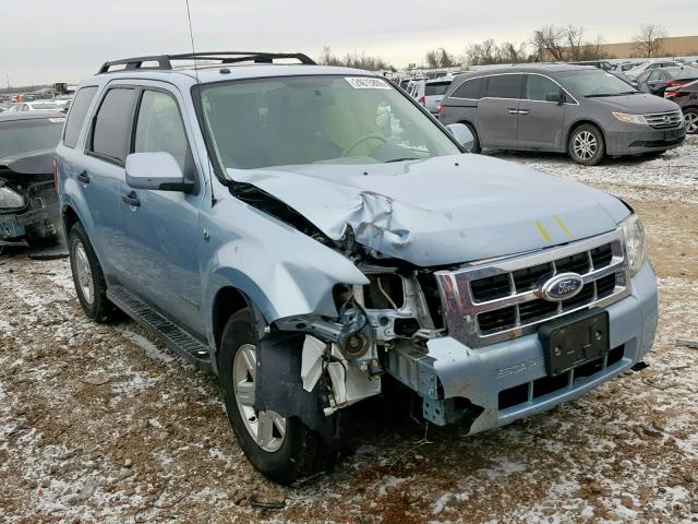 1FMCU59H18KB58589 - 2008 FORD ESCAPE HEV BLUE photo 1