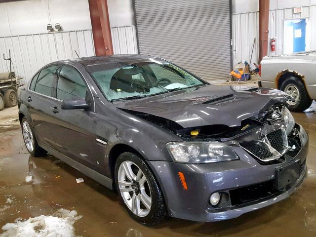 6G2ER577X8L122992 - 2008 PONTIAC G8 GRAY photo 1