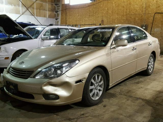 JTHBF30G020068368 - 2002 LEXUS ES 300 GOLD photo 2