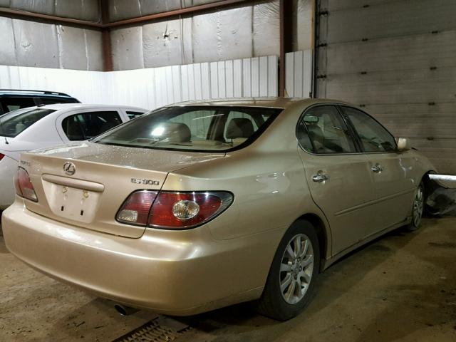 JTHBF30G020068368 - 2002 LEXUS ES 300 GOLD photo 4