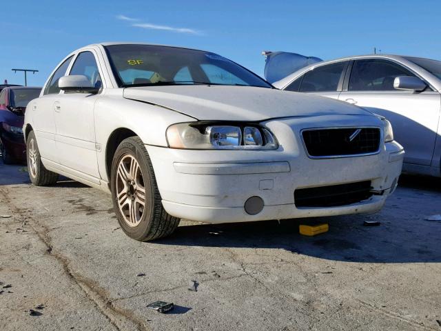 YV1RS592X62519664 - 2006 VOLVO S60 2.5T WHITE photo 1