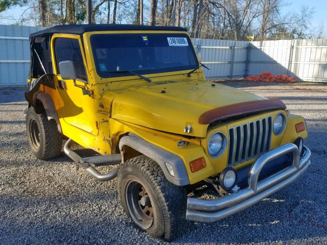 1J4FA49S02P704397 - 2002 JEEP WRANGLER / YELLOW photo 1