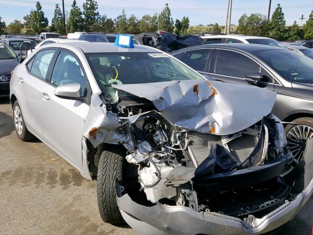 5YFBURHEXGP459554 - 2016 TOYOTA COROLLA L SILVER photo 1