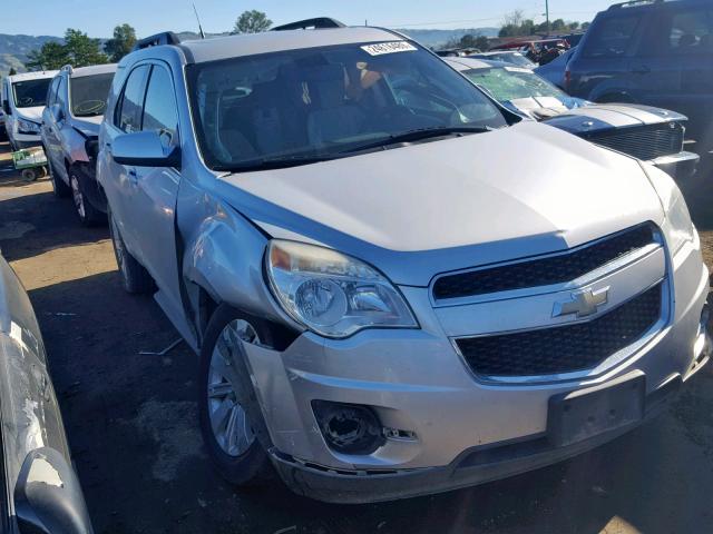 2CNFLPEY6A6258407 - 2010 CHEVROLET EQUINOX LT SILVER photo 1