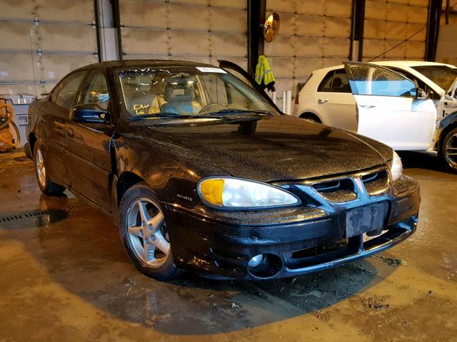 1G2NV52E4YM723663 - 2000 PONTIAC GRAND AM G BLACK photo 1