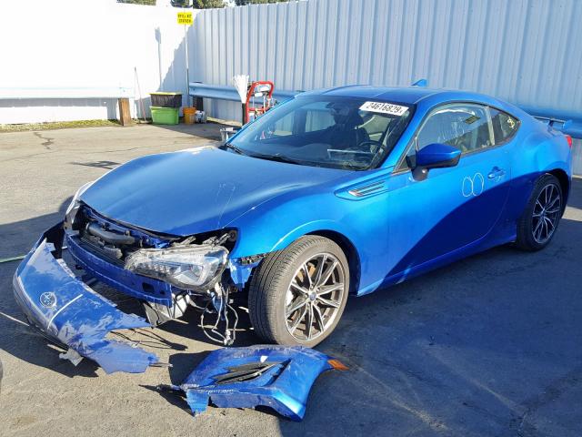 JF1ZCAC17H8604074 - 2017 SUBARU BRZ 2.0 LI BLUE photo 2