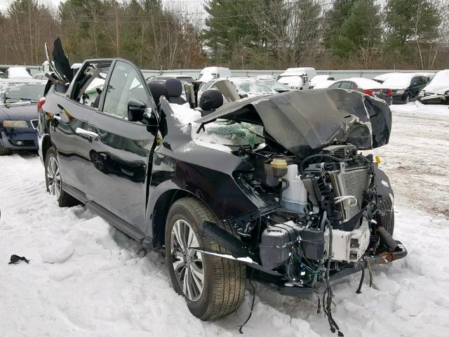 5N1DR2MN8HC686514 - 2017 NISSAN PATHFINDER BLACK photo 1