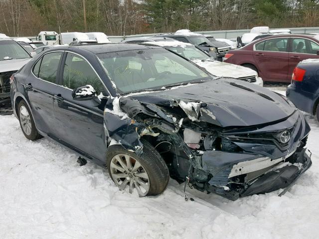 JTNB11HK7J3045000 - 2018 TOYOTA CAMRY L BLUE photo 1