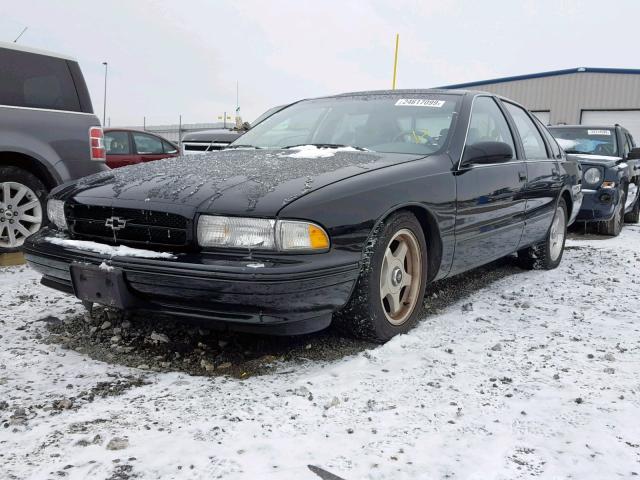 1G1BL52P9TR189845 - 1996 CHEVROLET CAPRICE / BLACK photo 2