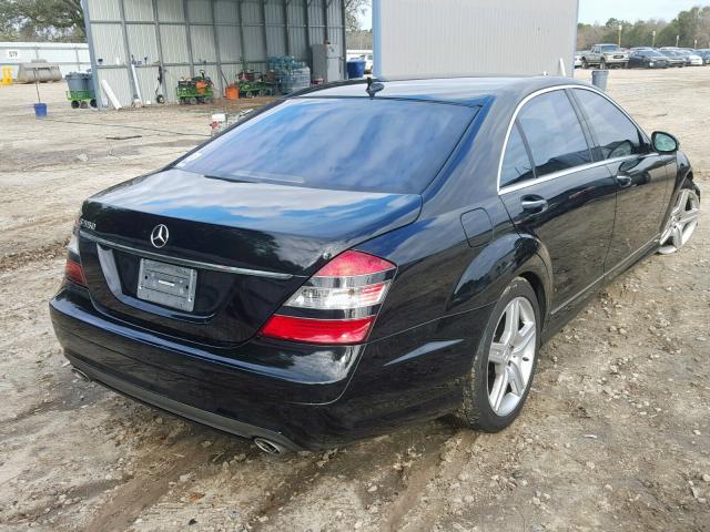 WDDNG71X49A245094 - 2009 MERCEDES-BENZ S 550 BLACK photo 4