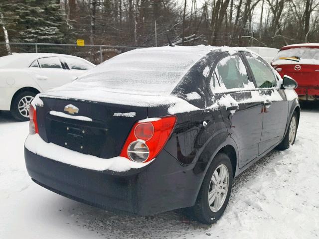 1G1JA5SH9C4185673 - 2012 CHEVROLET SONIC LS 黑色 照片 4