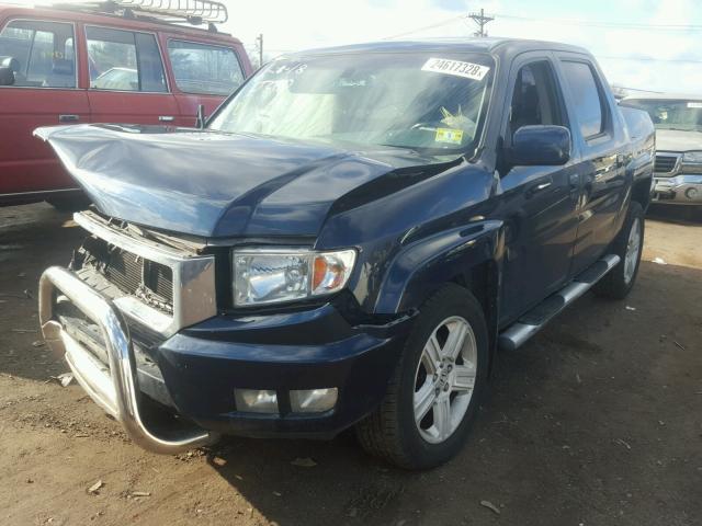 2HJYK16549H500740 - 2009 HONDA RIDGELINE BLUE photo 2