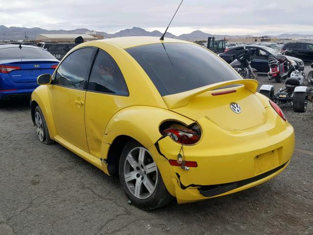 3VWRR31C66M409890 - 2006 VOLKSWAGEN NEW BEETLE Sarı foto 3