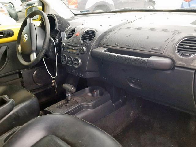 3VWRR31C66M409890 - 2006 VOLKSWAGEN NEW BEETLE Sarı foto 9