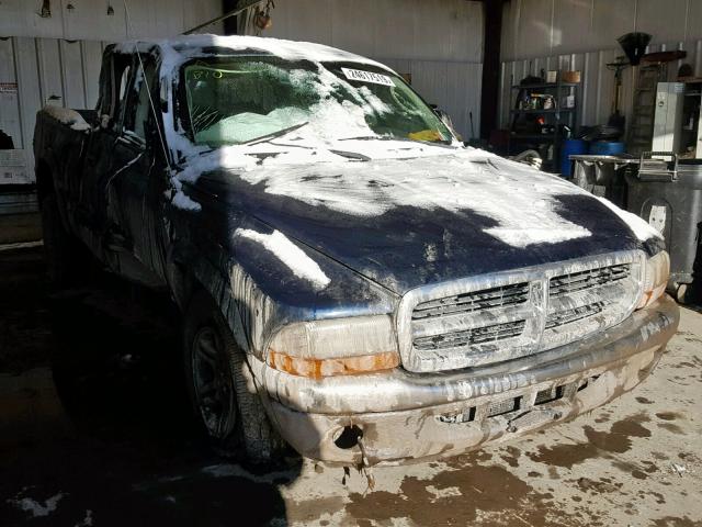 1D7HG48N73S210695 - 2003 DODGE DAKOTA QUA BLUE photo 1