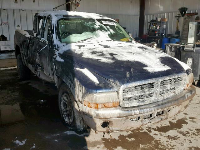 1D7HG48N73S210695 - 2003 DODGE DAKOTA QUA BLUE photo 9