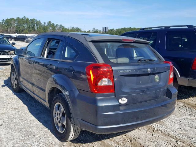 1B3HB28B57D321065 - 2007 DODGE CALIBER BLUE photo 3