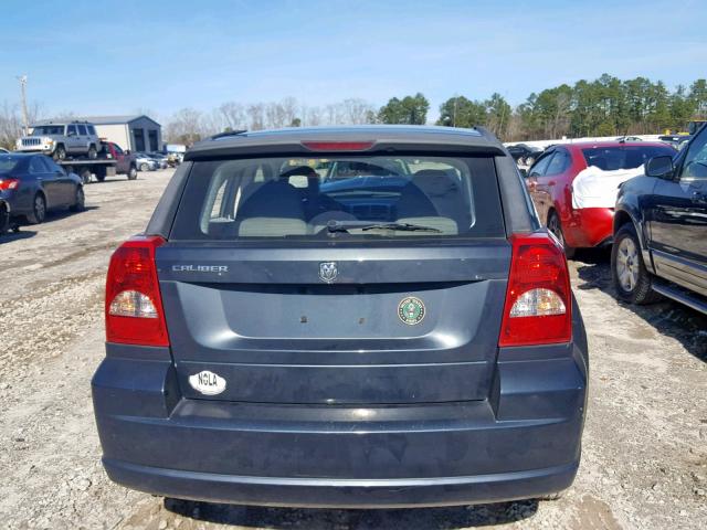 1B3HB28B57D321065 - 2007 DODGE CALIBER BLUE photo 9