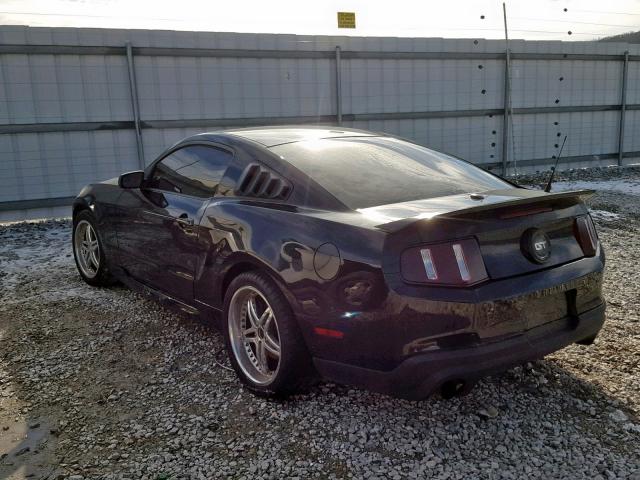 1ZVBP8CF8B5124085 - 2011 FORD MUSTANG GT BLACK photo 3