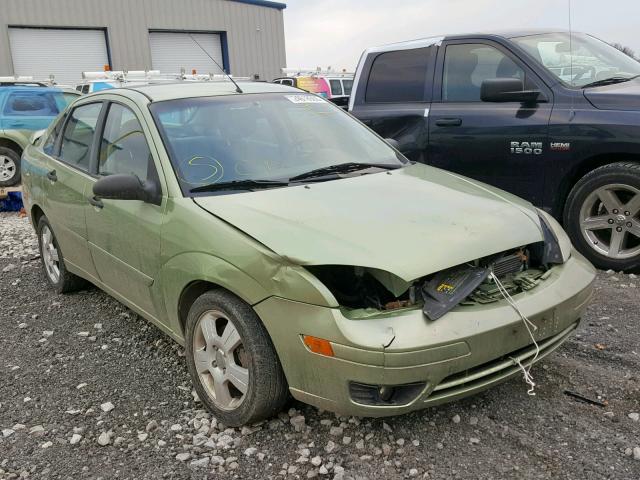 1FAFP34N67W185407 - 2007 FORD FOCUS ZX4 GREEN photo 1