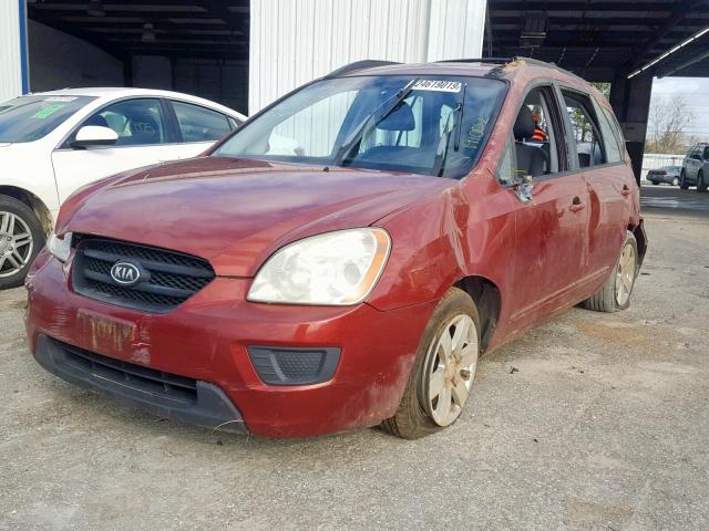 KNAFG526187208974 - 2008 KIA RONDO LX BURGUNDY photo 2