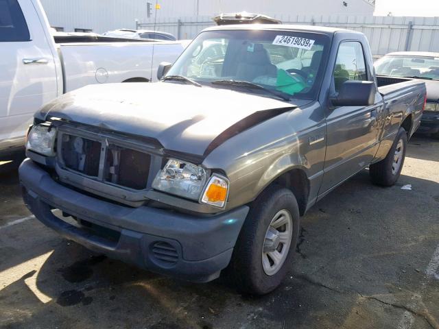 1FTYR10D98PA40856 - 2008 FORD RANGER GRAY photo 2