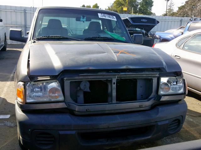 1FTYR10D98PA40856 - 2008 FORD RANGER GRAY photo 9