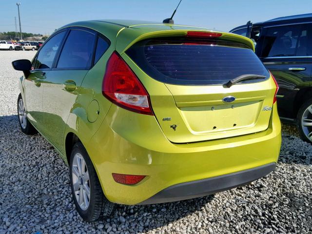 3FADP4EJ1CM158232 - 2012 FORD FIESTA SE GREEN photo 3