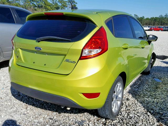 3FADP4EJ1CM158232 - 2012 FORD FIESTA SE GREEN photo 4