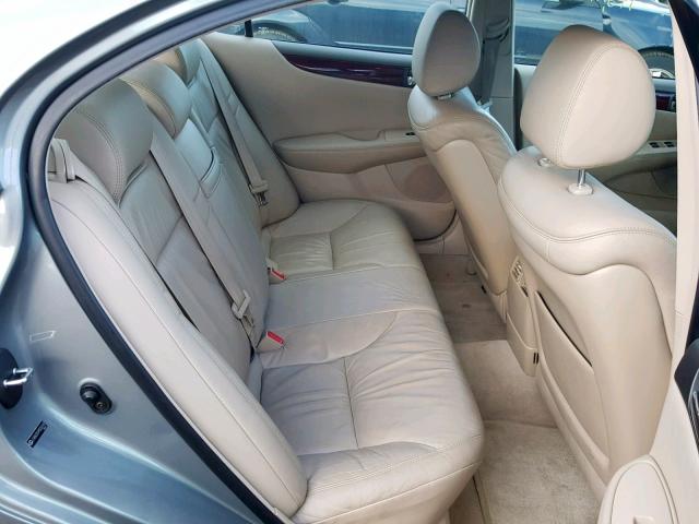 JTHBA30G945026141 - 2004 LEXUS ES 330 GRAY photo 6