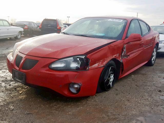 2G2WP552081189248 - 2008 PONTIAC GRAND PRIX MAROON photo 2