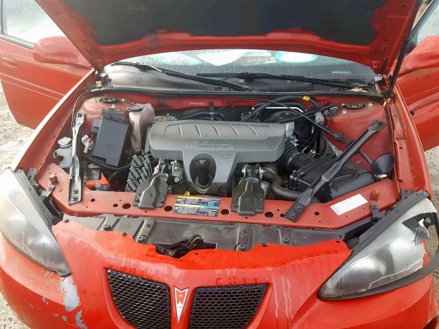 2G2WP552081189248 - 2008 PONTIAC GRAND PRIX MAROON photo 7