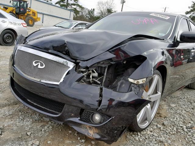 JN1AY1AP2BM520584 - 2011 INFINITI M56 BLACK photo 9