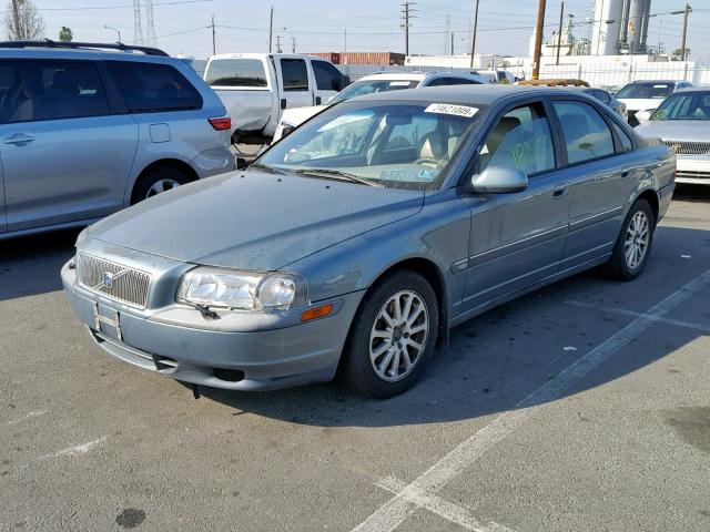 YV1TS94D311190455 - 2001 VOLVO S80 GREEN photo 2