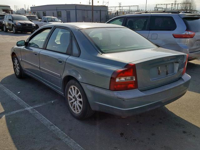 YV1TS94D311190455 - 2001 VOLVO S80 GREEN photo 3