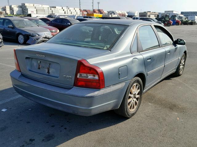 YV1TS94D311190455 - 2001 VOLVO S80 GREEN photo 4