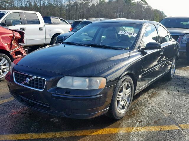 YV1RS592062518507 - 2006 VOLVO S60 2.5T BLACK photo 2