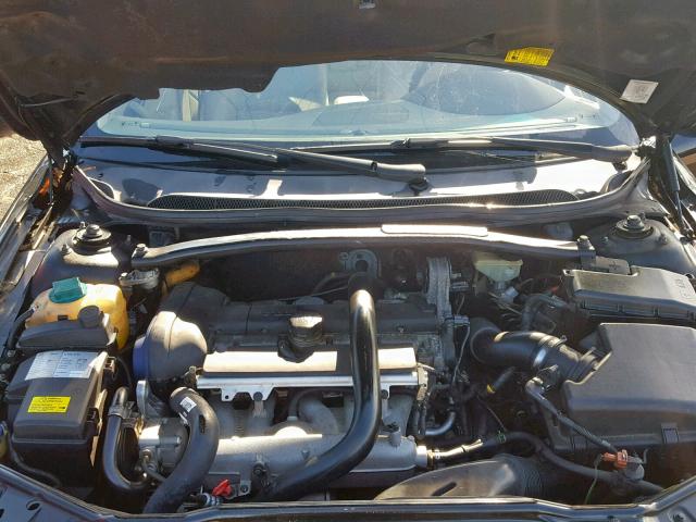 YV1RS592062518507 - 2006 VOLVO S60 2.5T BLACK photo 7