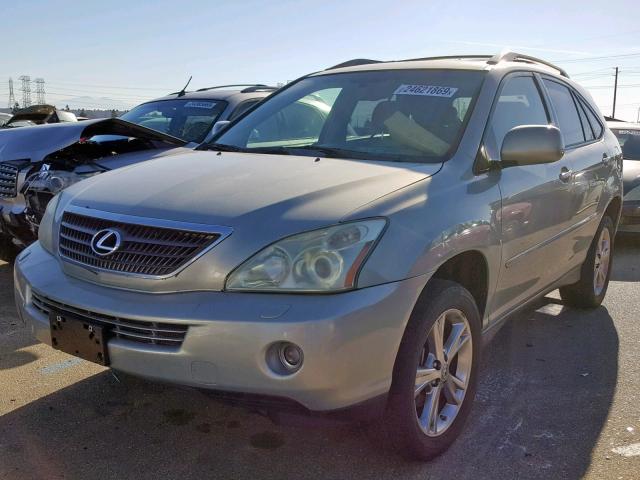 JTJHW31UX72022491 - 2007 LEXUS RX 400H BLUE photo 2