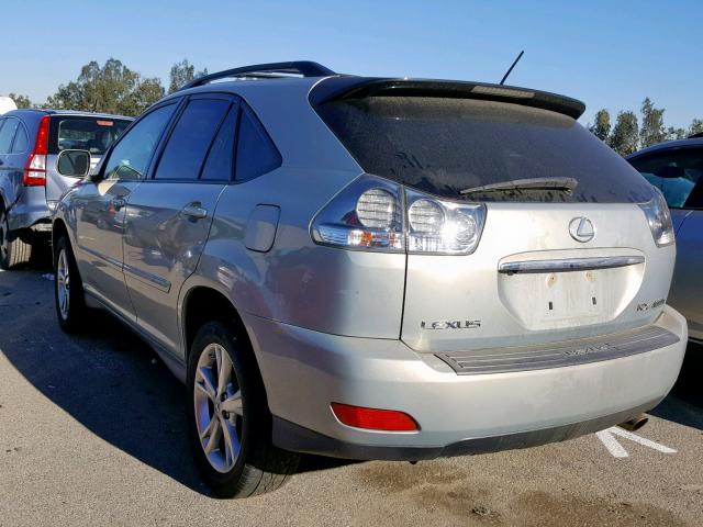 JTJHW31UX72022491 - 2007 LEXUS RX 400H BLUE photo 3