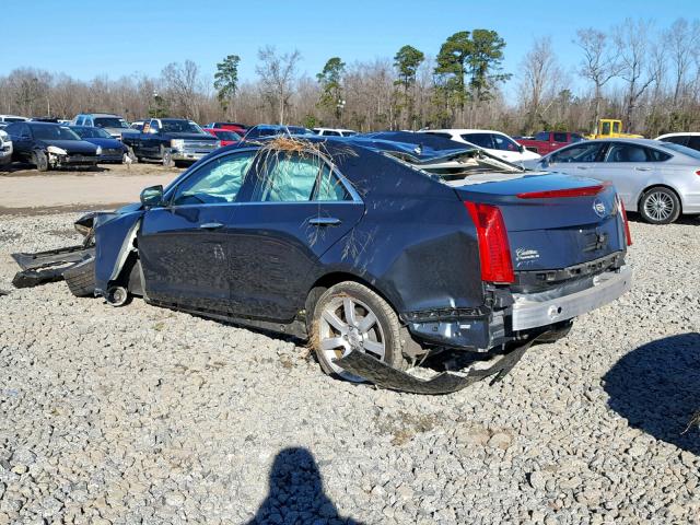 1G6AA5RA7D0154658 - 2013 CADILLAC ATS GRAY photo 3