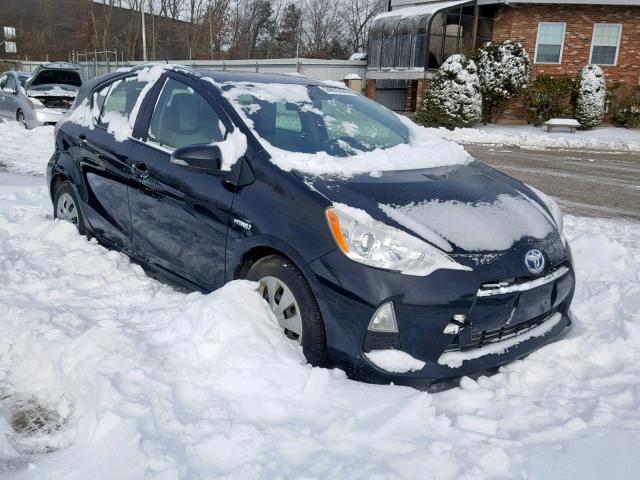 JTDKDTB33D1528878 - 2013 TOYOTA PRIUS C BLACK photo 1