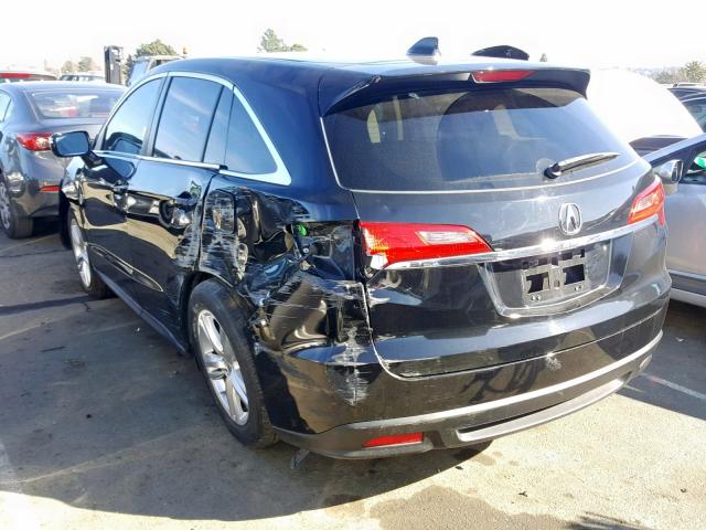 5J8TB3H34EL017818 - 2014 ACURA RDX BLACK photo 3