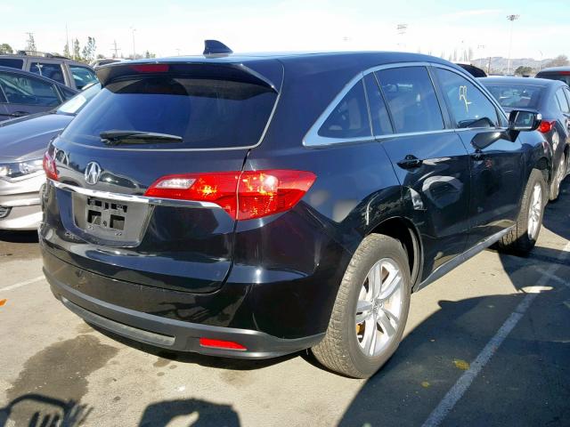 5J8TB3H34EL017818 - 2014 ACURA RDX BLACK photo 4