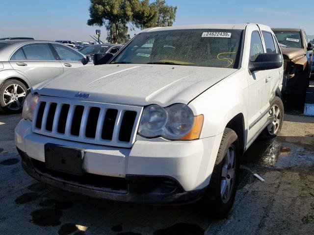 1J8GR48K98C229328 - 2008 JEEP GRAND CHER WHITE photo 2