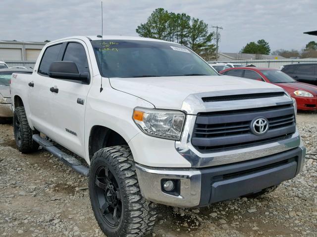 5TFDW5F19EX338931 - 2014 TOYOTA TUNDRA CRE WHITE photo 1