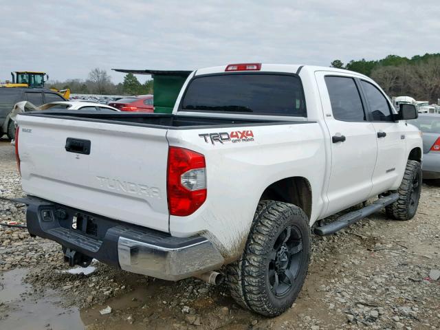 5TFDW5F19EX338931 - 2014 TOYOTA TUNDRA CRE WHITE photo 4