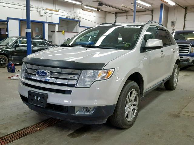 2FMDK48C07BA84259 - 2007 FORD EDGE SEL WHITE photo 2